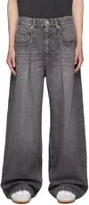 Isabel Marant Gray Janael High-rise Loose-fit Jeans In Faded Black 02fk