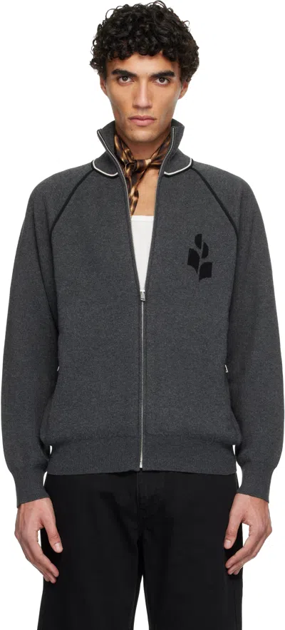 Isabel Marant Gray Sergio Cardigan Jacket