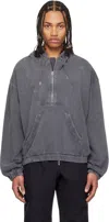 Isabel Marant Gray Yanis Hoodie In 02gy