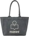 Isabel Marant Gray Yenky Zipped Tote In Gray