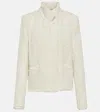 Isabel Marant Graziae Tweed Jacket In Silver