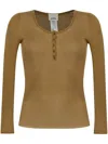 Isabel Marant Lamylic Long Sleeve Cotton Top