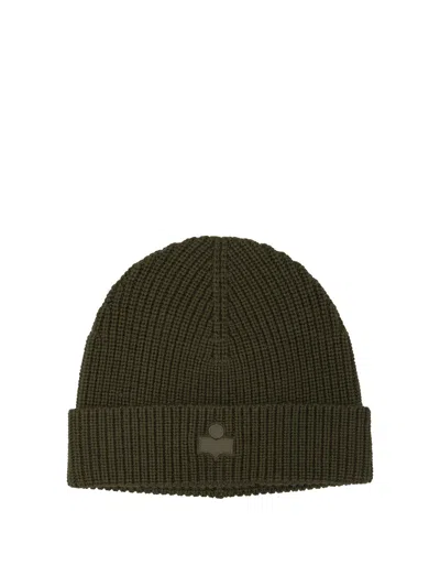Isabel Marant Green Merino Wool Hat
