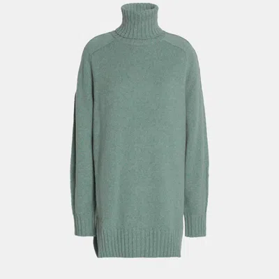 Pre-owned Isabel Marant Green Wool Turtleneck Sweater Size 34