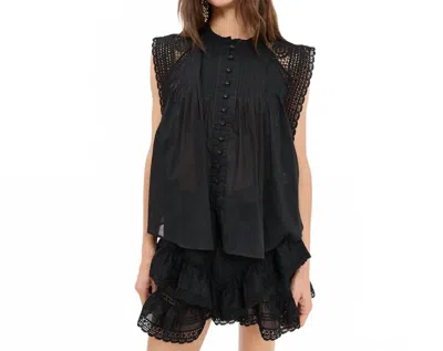 Isabel Marant Gresia Top In Black