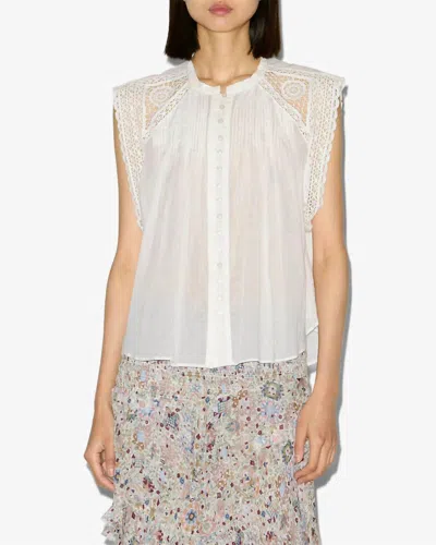 Isabel Marant Gresia Top In White