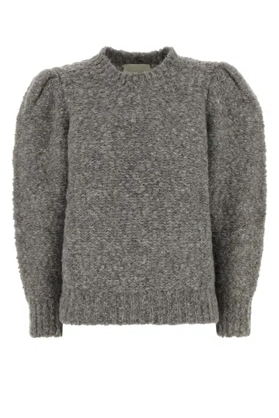 Isabel Marant Grey Alpaca Blend Emma Sweater
