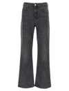 Isabel Marant 'belvira' Grey Five-pocket Jeans In Denim Woman In Grey