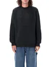 Isabel Marant Crew Neck Knit Sweater With Raglan Sleeves In Black