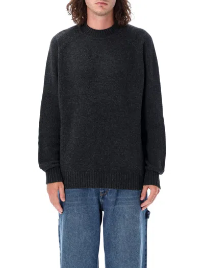 ISABEL MARANT GREY CREWNECK SOLID SWEATER