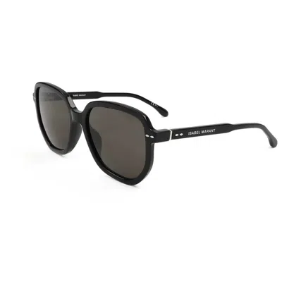 Isabel Marant Grey Geometric Ladies Sunglasses Im 0097/g/s 0807/ir 57 In Purple