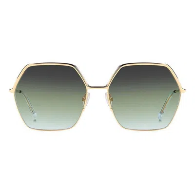 Isabel Marant Grey Green Geometric Ladies Sunglasses Im 0119/s 0000/ib 59 In Blue