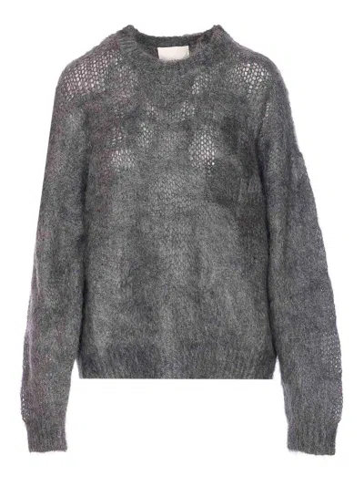 Isabel Marant Grey Mirella Sweater In Gray