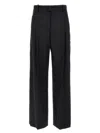 Isabel Marant Checked Tailored Wool Trousers In Grey