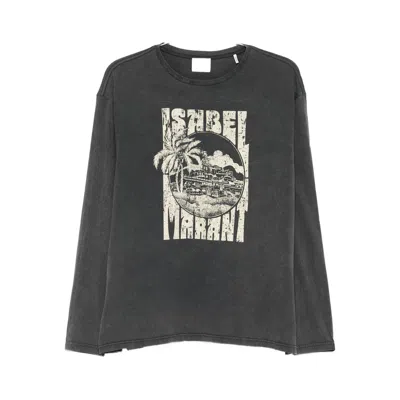ISABEL MARANT ISABEL MARANT GREY T-SHIRTS & VESTS - T-SHIRTS MEN