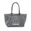 Isabel Marant Yenky Tote Bag With Zipper In Gray