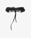 Isabel Marant Brandy Belt In Black And Silver