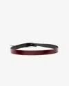 Isabel Marant Lecce Belt In Burgundy-black