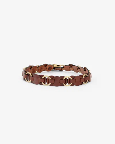Isabel Marant Belt "linkage" Gold-tone Hardware In Brown