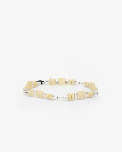 Isabel Marant Rosly Belt In Ecru-silver