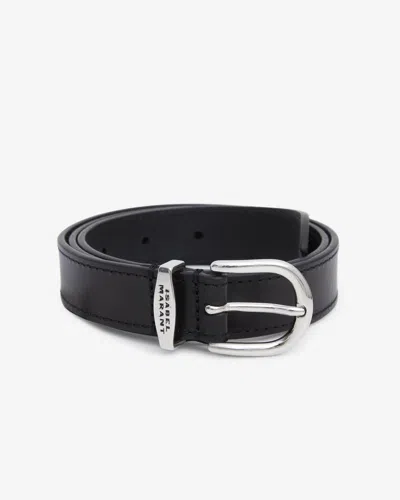 Isabel Marant Zadd Belt In Black_brass