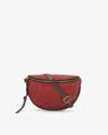 Isabel Marant Skano Belt Bag In Berry