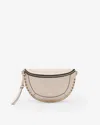 Isabel Marant Skano Grainy Leather Belt Bag In Light Beige
