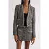 Isabel Marant Gwendoline Tweed Crop Jacket In Black/ecru