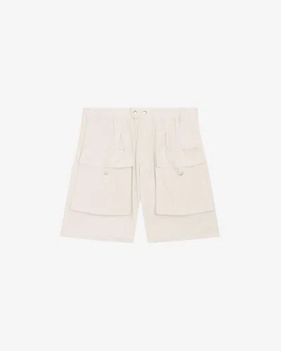 Isabel Marant Habelon Shorts In Chalk