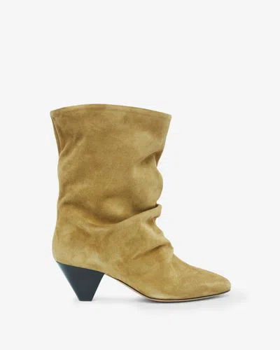 Isabel Marant Reachi Heeled Boots In Brown