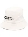 Isabel Marant Haley Logo Bucket Hat In Beige