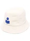Isabel Marant White Haley Bucket Hat