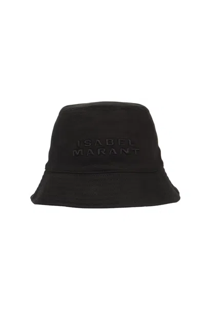 ISABEL MARANT SAND COTTON HALEY BUCKET HAT