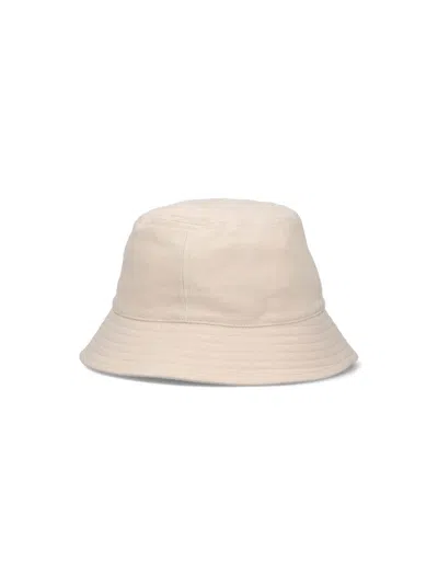 Isabel Marant Haley Bucket Hat In Ecru/black