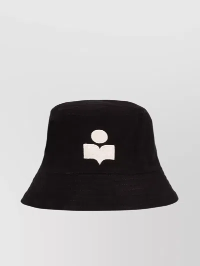 Isabel Marant Haley Bucket Hat Stitched Brim In Black