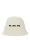 Isabel Marant Haley Bucket Hat In White