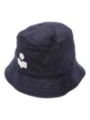 Isabel Marant Haley Corduroy Bucket Hat In Blue