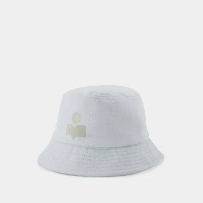 ISABEL MARANT HALEY-GB HAT - ISABEL MARANT -  AQUA - COTTON