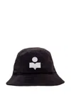 Isabel Marant Logo Embroidered Bucket Hat In Black