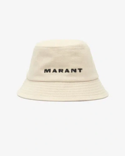 Isabel Marant Hut Haley In Ecru And Black