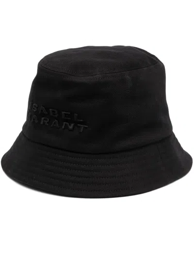 ISABEL MARANT HALEY LOGO BUCKET HAT