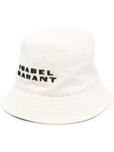 ISABEL MARANT HALEY LOGO BUCKET HAT