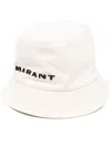 Isabel Marant Haley Logo-embroidered Bucket Hat In Nude