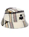 Isabel Marant Haley Wool & Silk-blend Bucket Hat In Multi