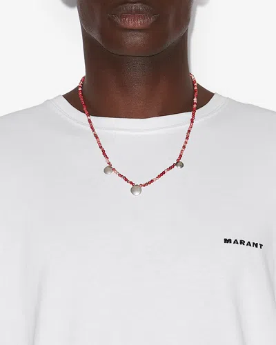 Isabel Marant Halskette Adri In Rio Red-silver