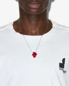 Isabel Marant On My Heart Man Necklace In Red