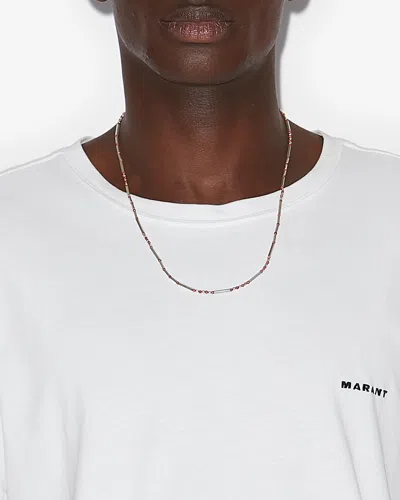 Isabel Marant Halskette Sergio In Red-silver