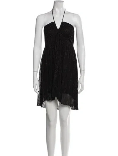Pre-owned Isabel Marant Halterneck Mini Dress In Multi