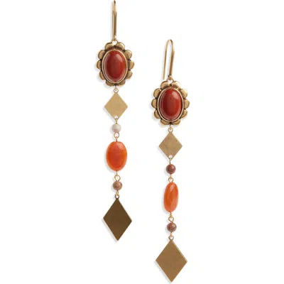Isabel Marant Hana Drop Earrings In Brown