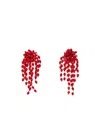 Isabel Marant Hanabi Earrings In Red